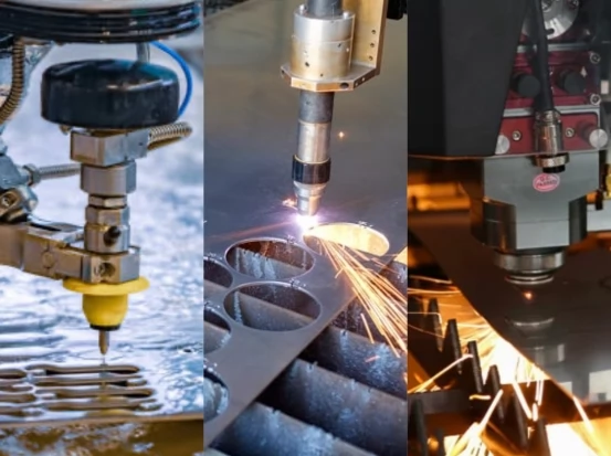 Laser Cutting VS. Plasma Cutting VS. Water Jet Cutting